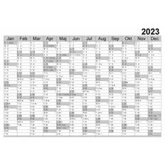 Kalender 2025 - A1 (60x80 cm) 2024 selvklæbende