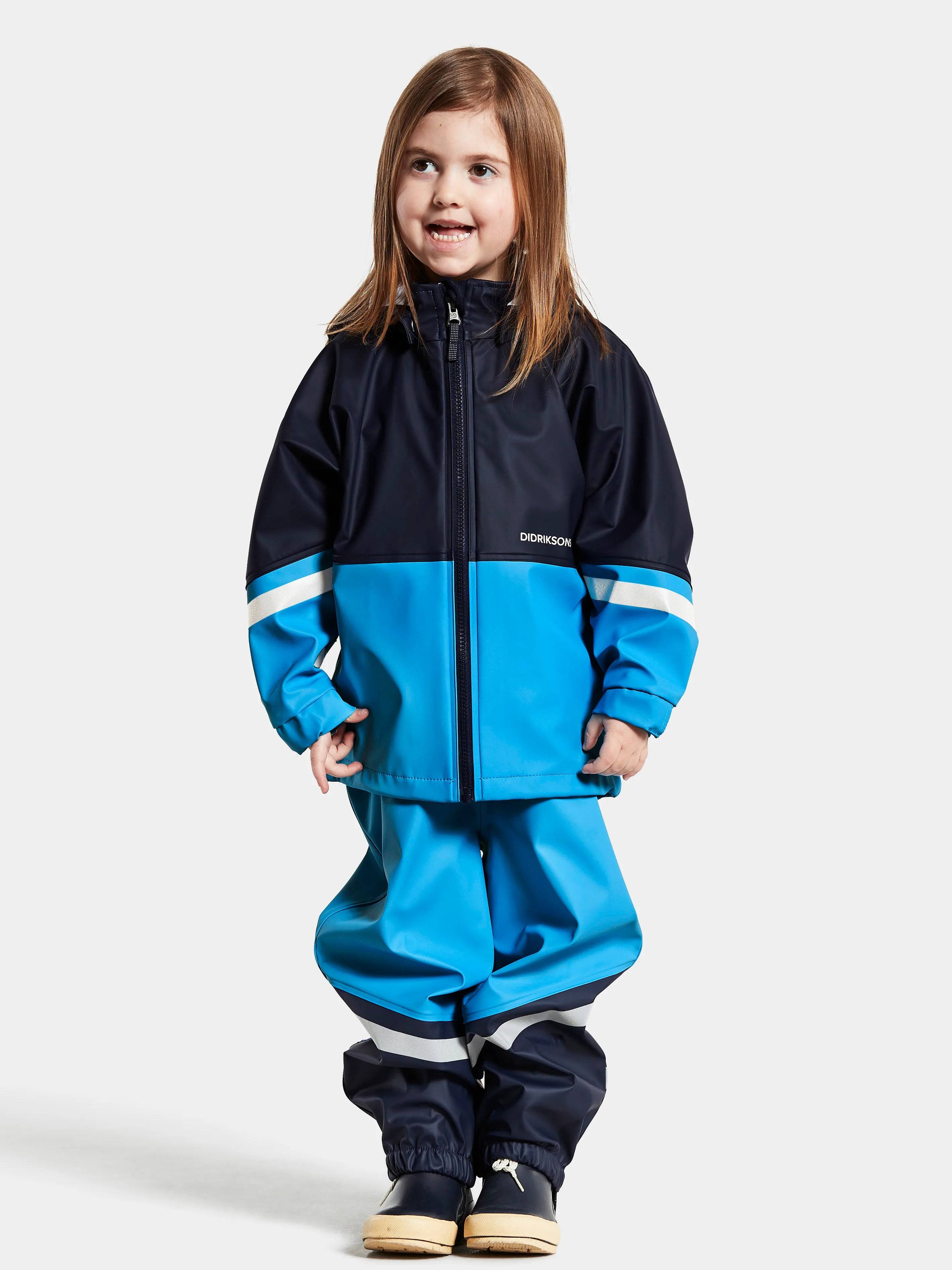 Didriksons Waterman Regnsæt Børn - Sharp Blue - Sharp Blue / 70