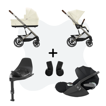 Cybex Balios S Lux 2025 Travelsystem 4in1 Seashell Beige Cloud T
