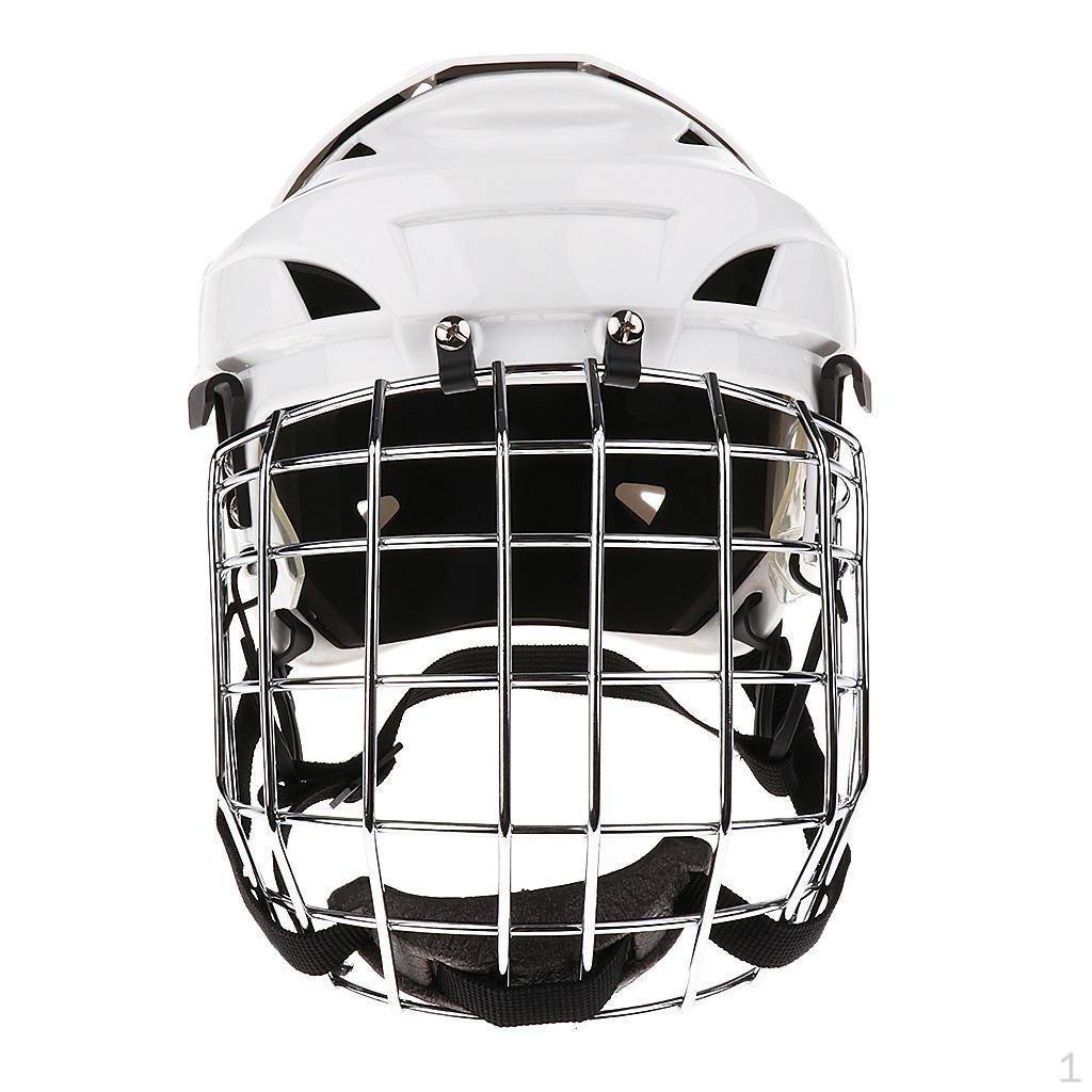 Ishockey för vuxna med justerbar mask white