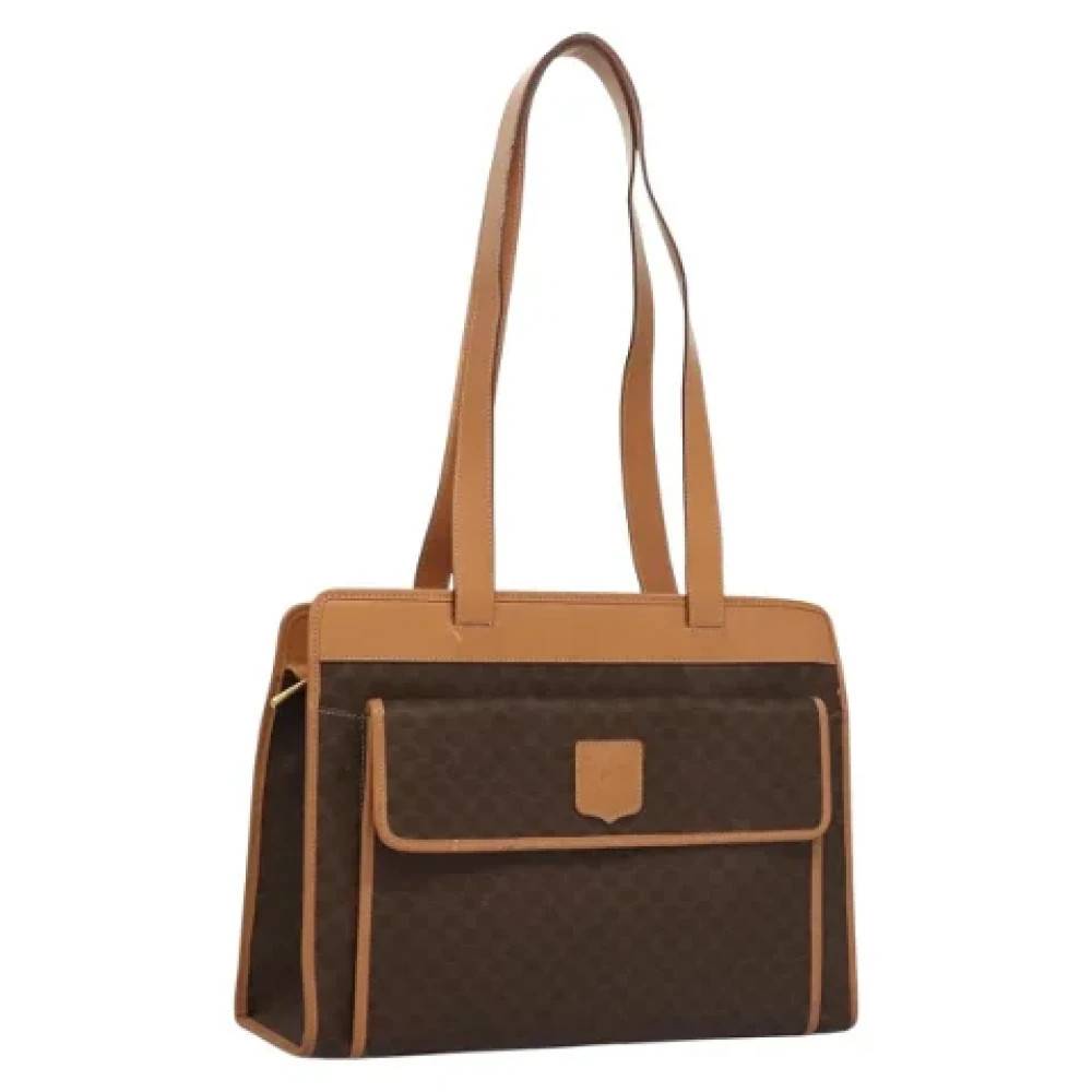 Celine Vintage Pre-owned Laeder celine-tasker - Vintage - Dame - Brun - ONE SIZE - Uld