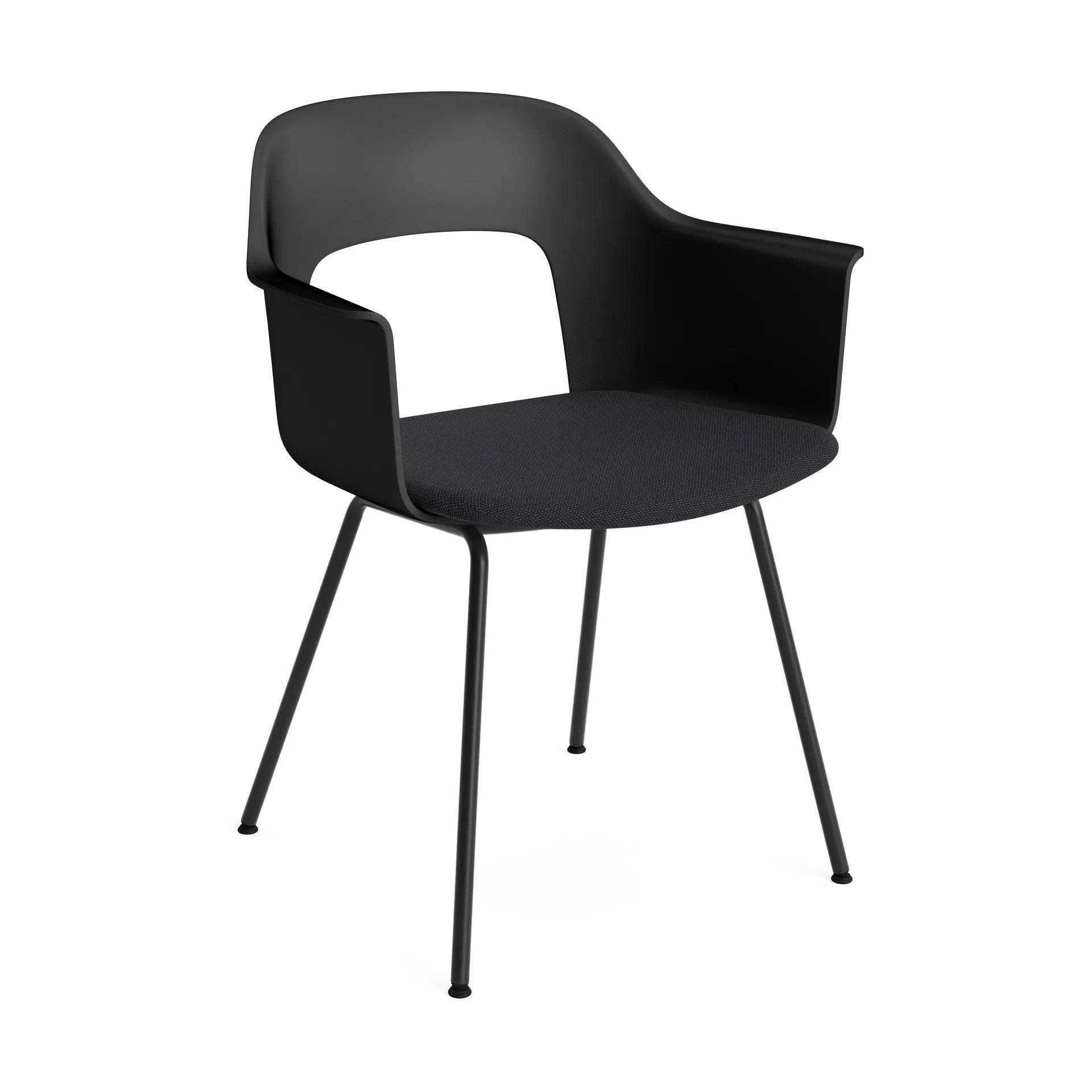 HAY Layout Armchair 213 karmstol Steelcut Trio 195-black-svartlackerad stål