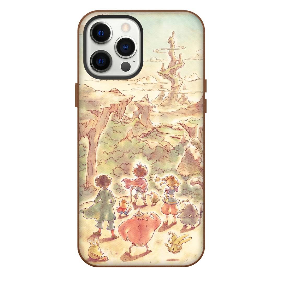 Ni No Kuni Phone Case For iPhone Samsung Galaxy Pixel OnePlus Vivo Xiaomi Asus Sony Motorola Nokia - Ni No Kuni Sketch Retro Art Series Poster