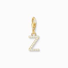 Thomas Sabo "Charm-hängsmycke bokstaven Z med vita stenar" - Berlock