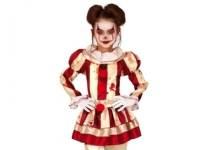 (ComputerSalg) Rutig clownflicka maskeradklädsel