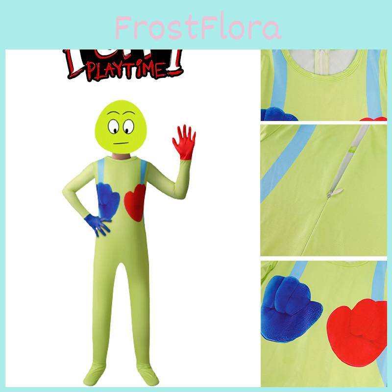 Livfullt Poppy Playtime The Player Cosplay-kostym för barn cm
