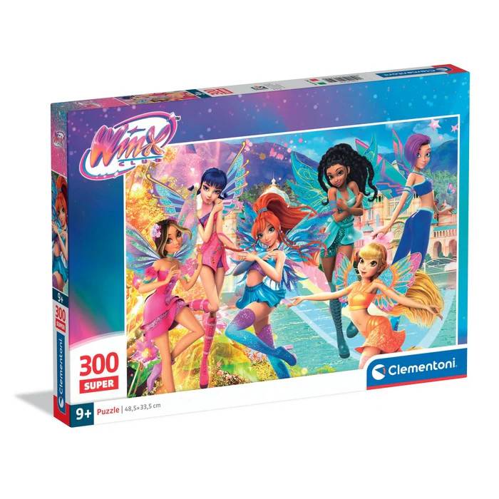 Winx Club Pussel 300 Bitar Barn 9+ – Clementoni 48x33 cm Fairy