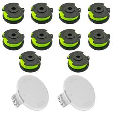 INF Udskiftningsspole og hættesæt til Ryobi trimmere 10-Pack