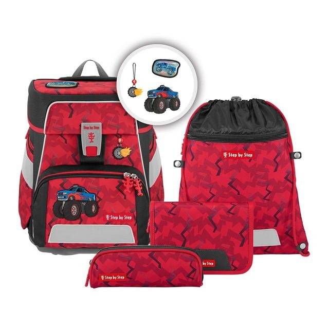 Step by StepSPACE Schulranzen-Set monster truck rocky