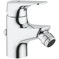 GROHE Bidetbatterie BauFlow mit Ablaufgarnitur chrom 23754000