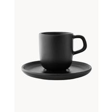 Espressokoppar Nordic Kitchen med fat, 4 stycken.