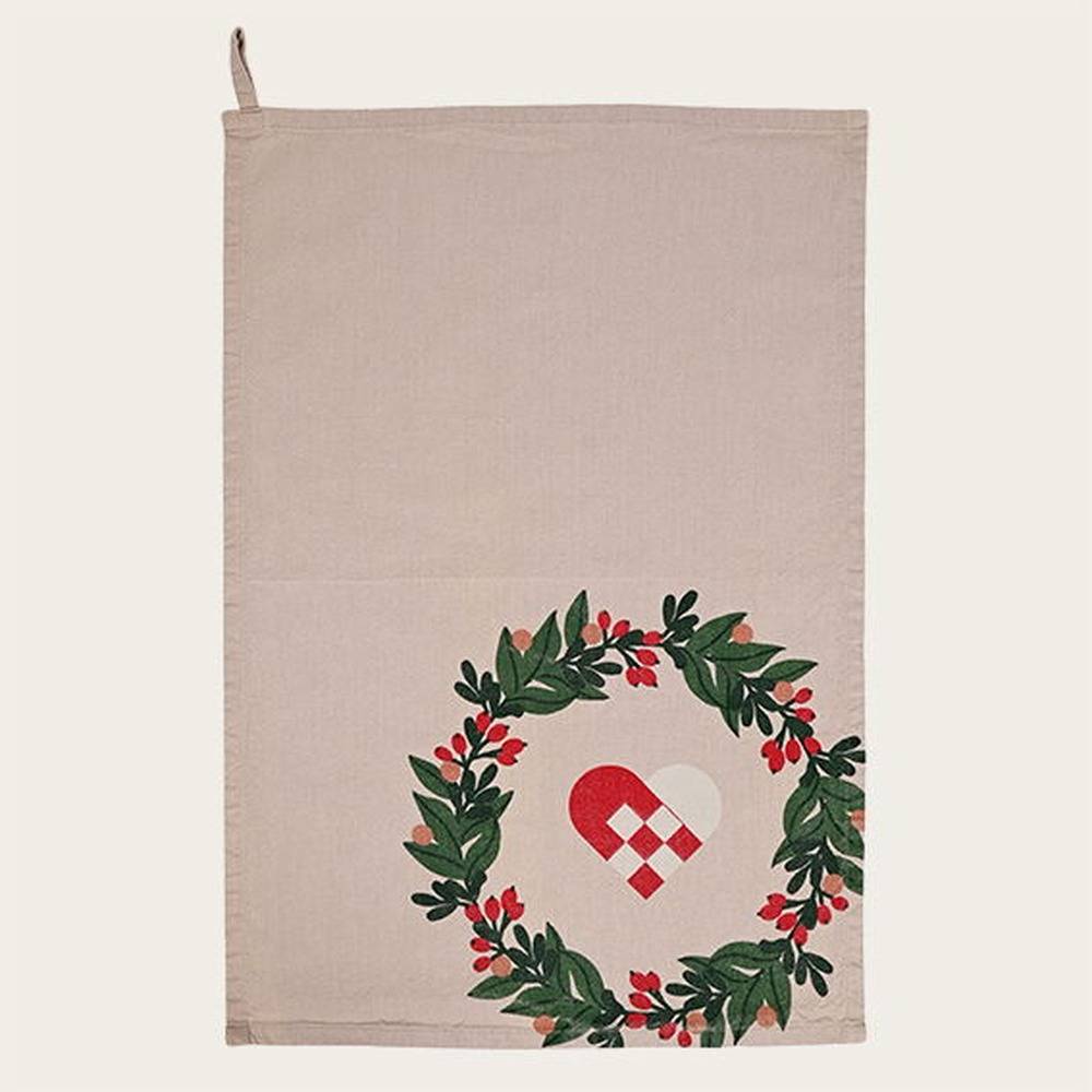 Magic Christmas Viskestykke Beige