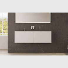 Copenhagen Bath Nexø 160 kabinet med venstre vask - mat hvid