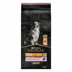 PURINA® Pro Plan® DOG Medium & Large Adult 7+ Sensitive Skin tørfoder m. laks, 14 kg