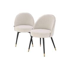 Cooper Dining Chair Bouclé Cream Set of 2