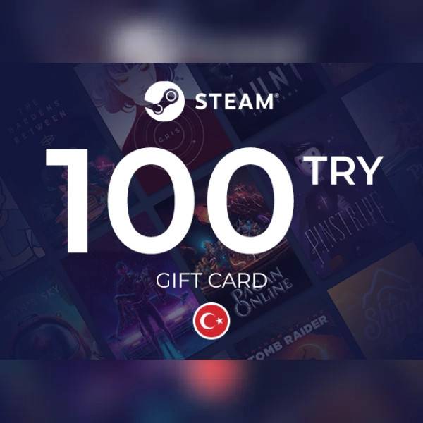 Steam Wallet Gift Card 100 TRY Key - TURKEY