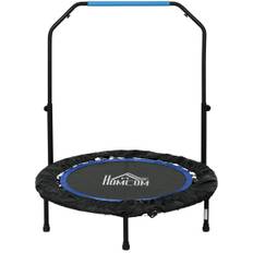Hopfällbar fitnessstudsmatta med LCD och justerbart handtag
