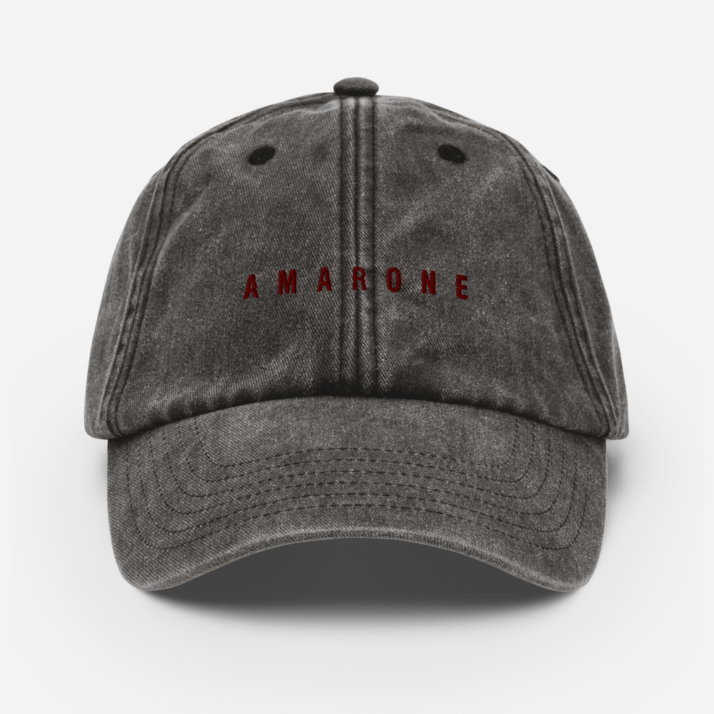 The Amarone Vintage Hat - Vintage Black
