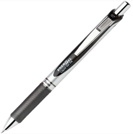 Pentel EnerGel, sort