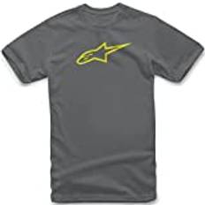 Alpinestars Klassisk T-shirt för män, Charbon/Hi Vis Jaune, S