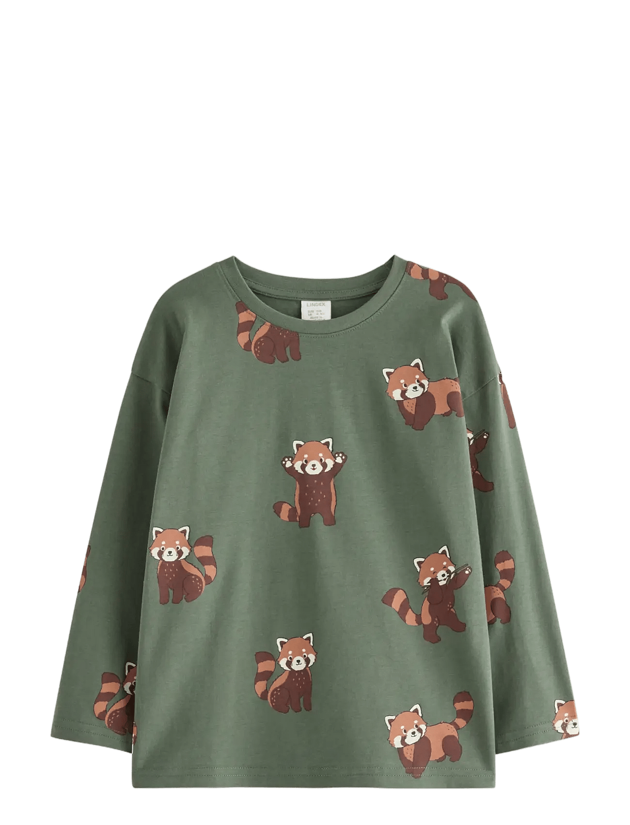 Lindex Long Sleeved Top - Khaki green - 128