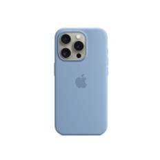 Apple - Bagsidecover til mobiltelefon - MagSafe-kompatibilitet - silicone - vinterblå - for iPhone 15 Pro
