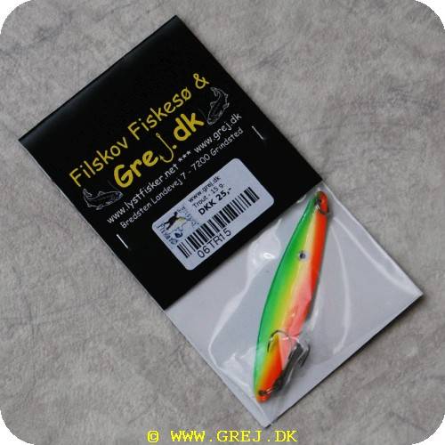 Trout - 15 gram - Grøn/gul/orange