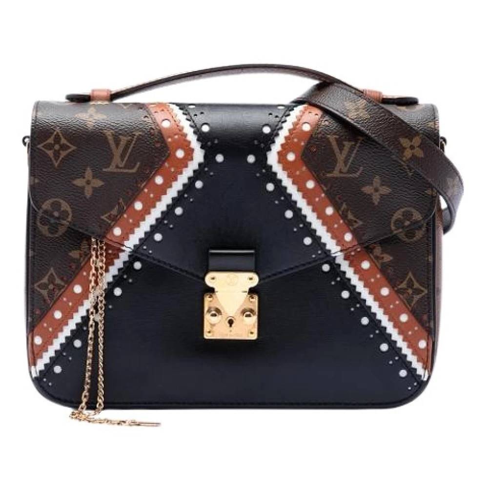 Louis Vuitton Vintage Pre-owned Pochette Metis - Vintage - Dame - Flerfarvet - ONE SIZE - Uld