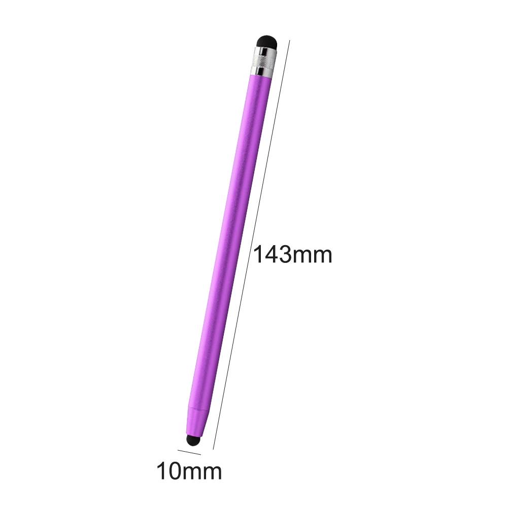 Stylus penna för pekskärmar 2 in 1 gummispetsar kapacitiv stylus penna för xiaomi huawei iphone ipad andoird telefon surfplatta