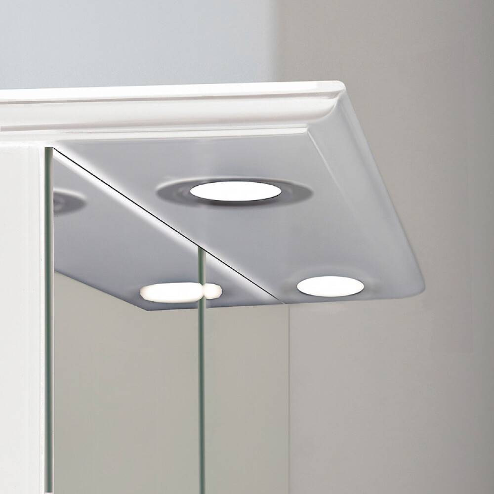 LJUSRAMP 4AQUA MED PROFIL LED-SPOTLIGHTS VIT MATT 124CM