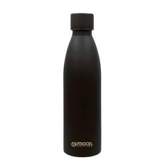 OUTDOOR PRODUCTS Vacuum Double Carbonated Sports Bottle 530ml (Outdoor Products) [Jet Black] 314-205