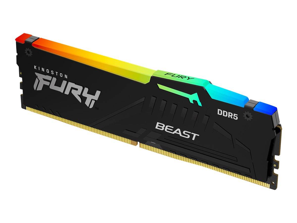 Kingston FURY Beast DDR5 SDRAM 16GB 6000MHz CL30 ikke-ECC DIMM 288-PIN --> I externt lager, forväntat leveransdatum hos dig 18-09-2026