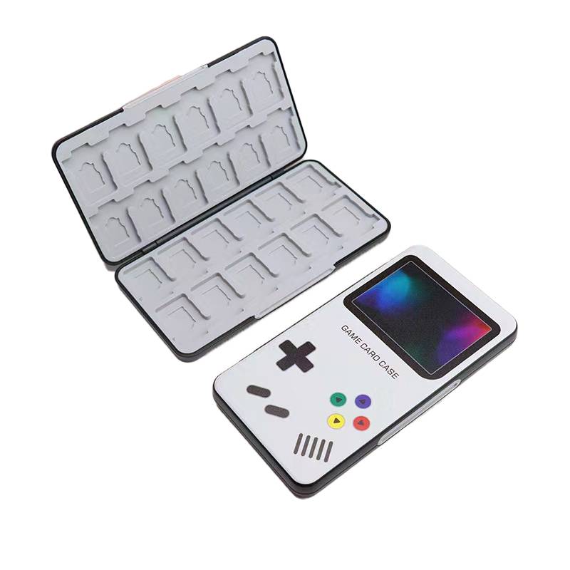 Magnetic 24 in 1 Game Card Case Holder Hard Shell Protective Game Card Silicone Lining Storage Box For Nintendo Switch/Lite/Oled