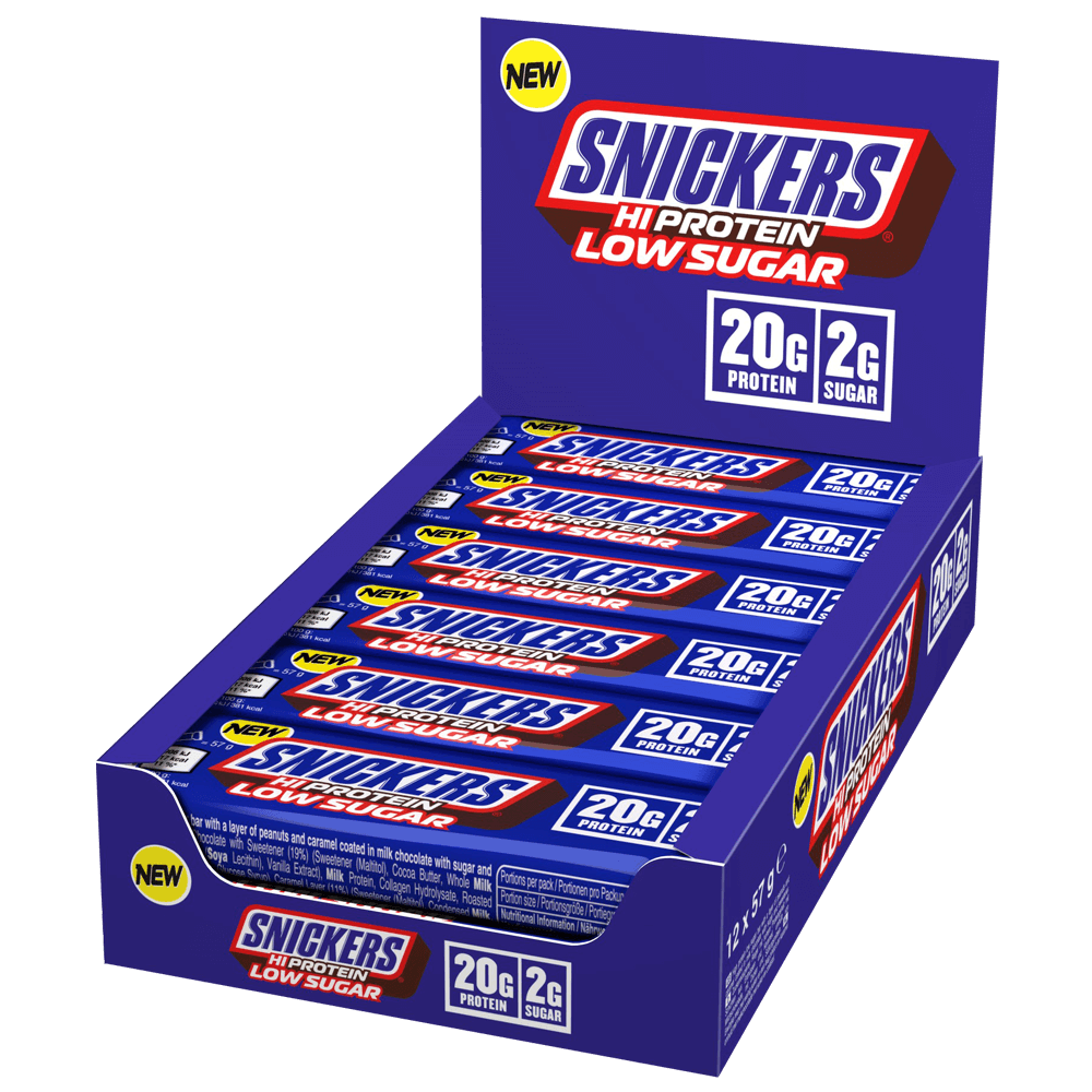 Mars Protein Snickers Hi-Protein Bar Low Sugar - 10x57g. - Proteinbar