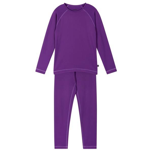 Reima Kid's Thermal Base Layer Set Lampo Syntetisk undertøj Børn størrelse 110 farve lilla