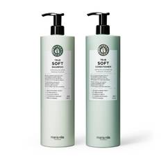 Maria Nila True Soft Shampoo + Conditioner 1000ml