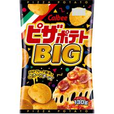 [Pizza Potato] Calbee Pizza Potato BIG 130g x 12 bags Snack Sweets Snacks Large Capacity Cheese Flavor Flakes