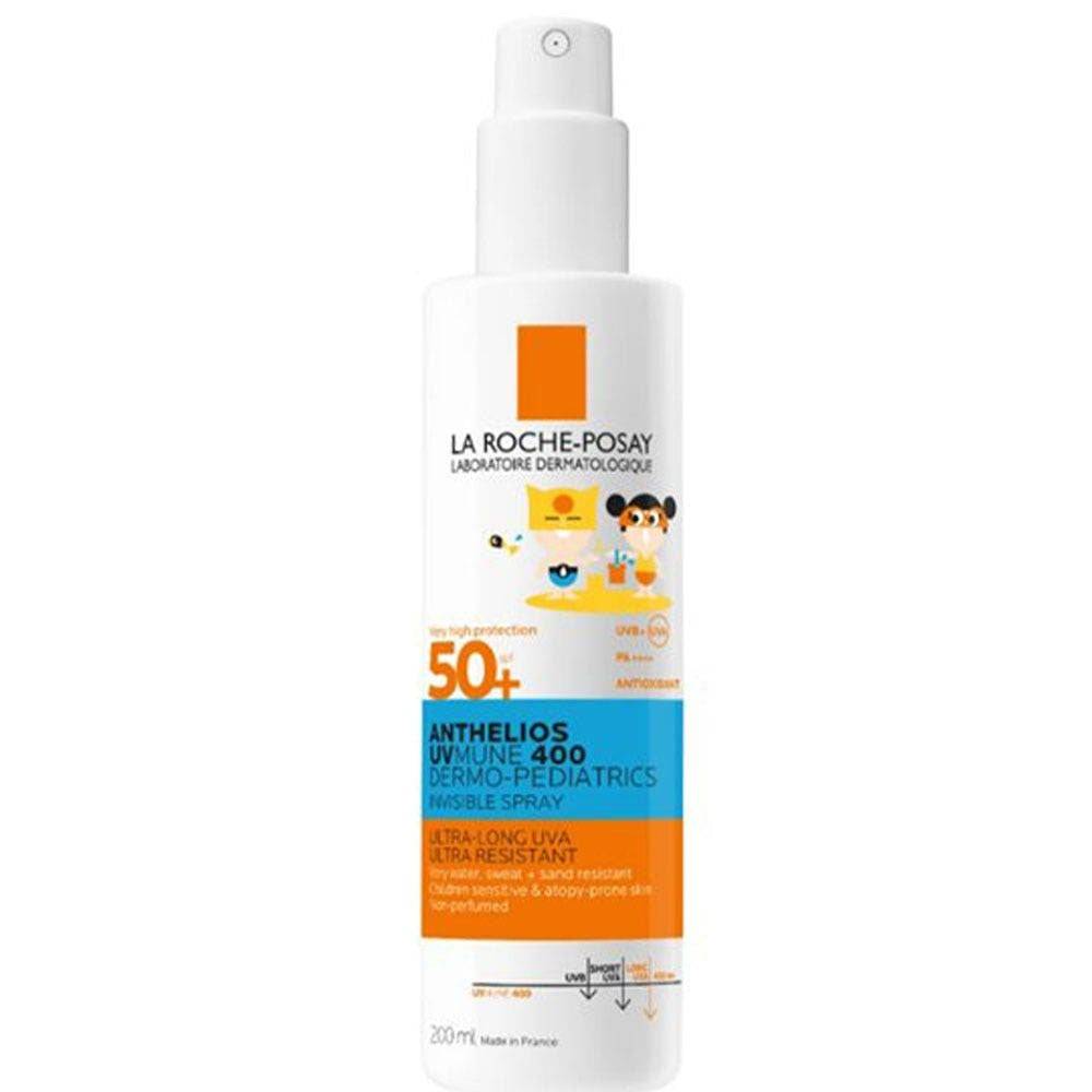 La Roche Posay Spray Protettivo Ultraleggero Per Bambini Spf 50 Anthelios (Spray Invisibile) 200 Ml