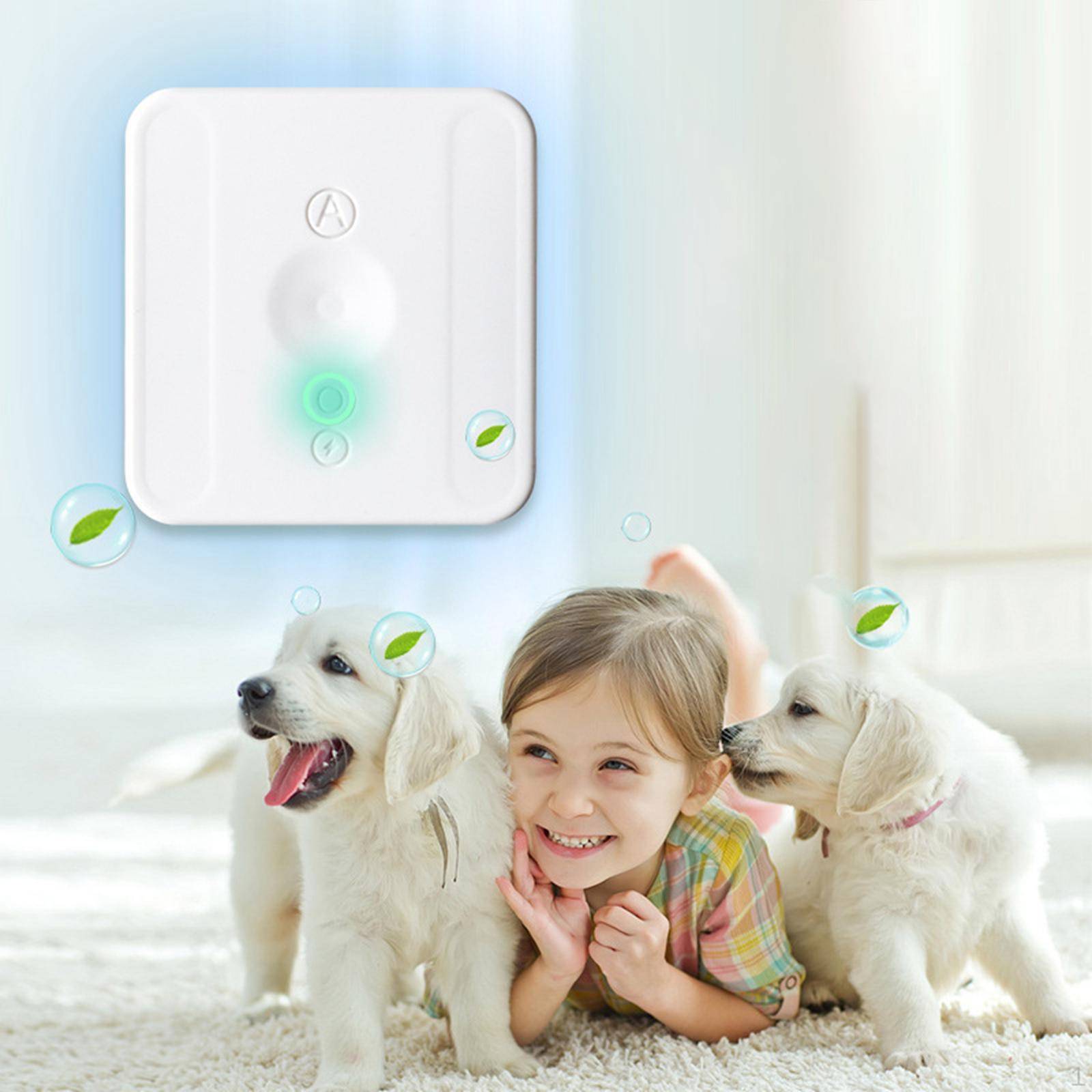 Kattlåda Luktborttagning Luftrenare Smart Eliminera USB-laddning Husdjur Borttagare för white