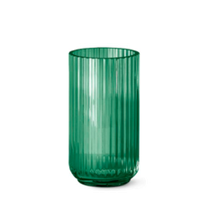 Lyngby vase grøn glas 20 cm