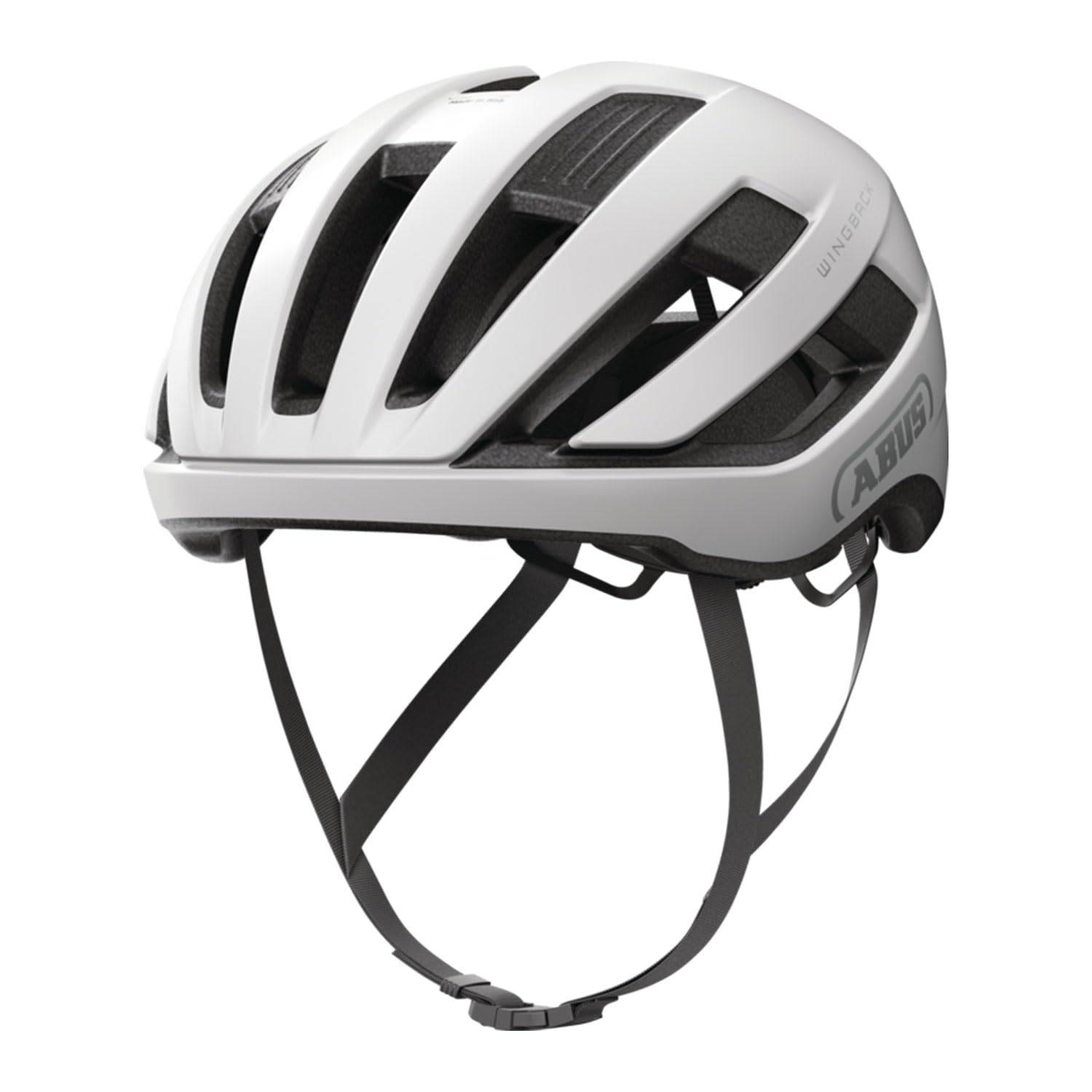 ABUS Wingback Polar Medium for and sporty cycling and scooter Helmet, White, (54-58cm), casual, urban, use.