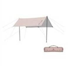 SHINETRIP A463-S00 Camping Tarp 210D sølvbelagt Oxford-dug UV-beskyttelse Outdoor overdækning, størrelse S - guld