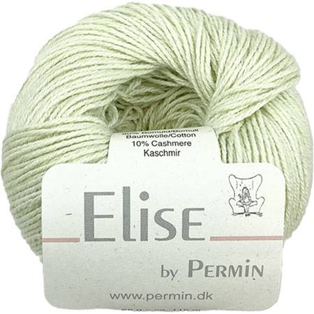 Permin Elise - Bomull/cashmere - Fv 881126 Acid Lime