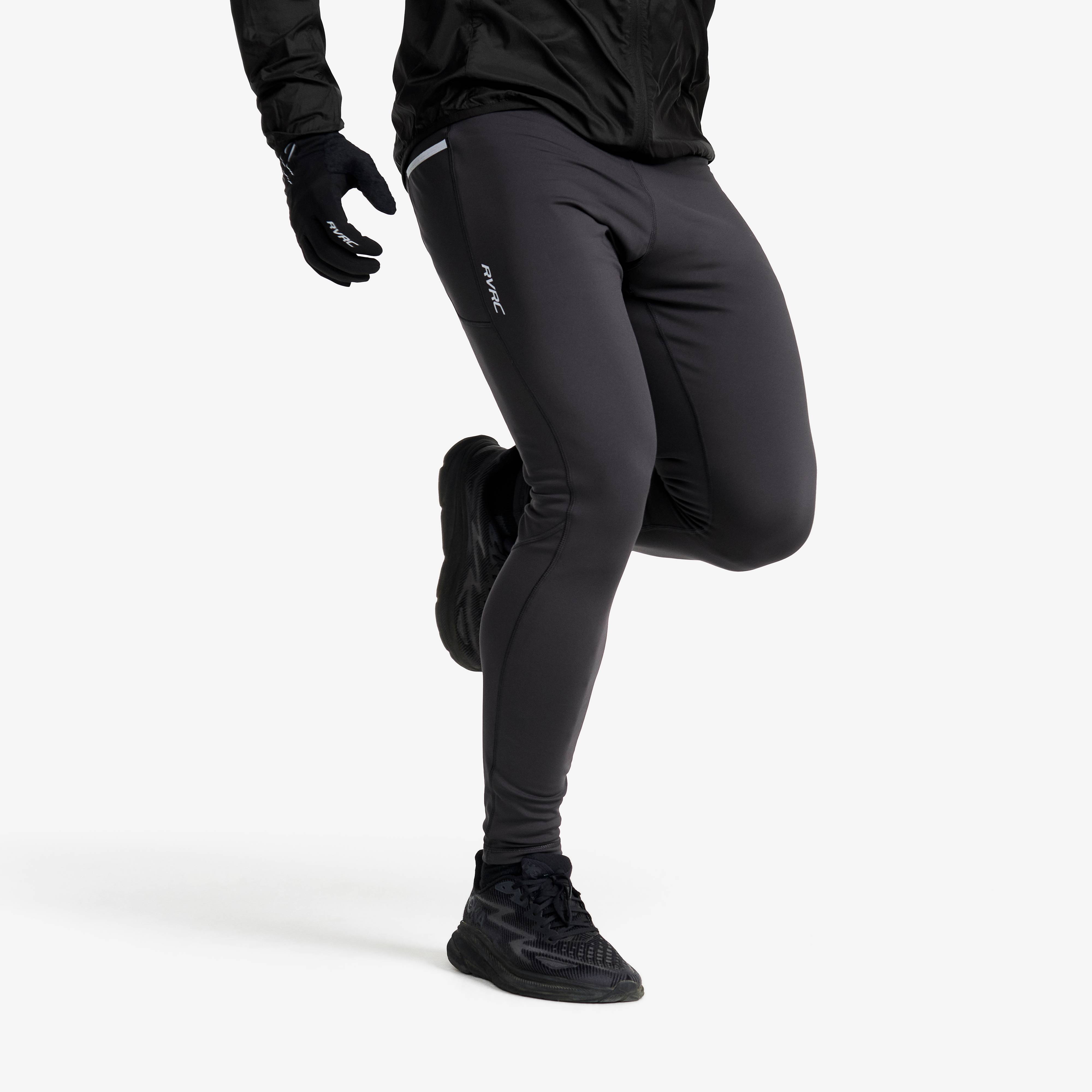 Sprint Winter Leggings - Men - Anthracite, Size:XL - Men > Trousers > Tights - Grey (XL)