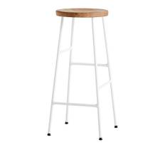 HAY - Cornet Bar Stool High - Oiled Oak - Cream White - Barstole og bartaburetter - Jonas Trampedach