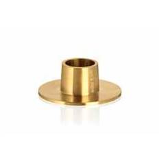 2 stk. Ester og Eriks lysestager i bÃ¸rstet guld look