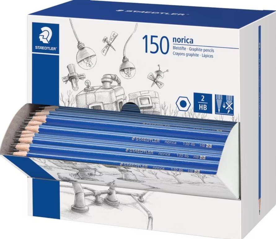Blyertspenna Staedtler Norica 130 HB 150st