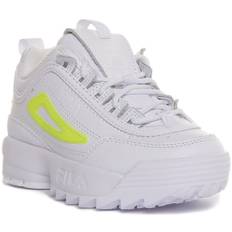 Fila Disruptor Ii In White Yellow For Kids - 10 UK - 28 EU - 10.5C US / White Yellow