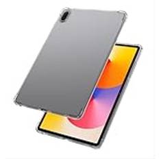 FANYUAN Surfplattefodral till Lenovo Tab Extreme, stöttåligt tunt silikonfodral, TPU flexibelt gummi, anti-repor, fodral för Lenovo Tab Extreme. (transparent)