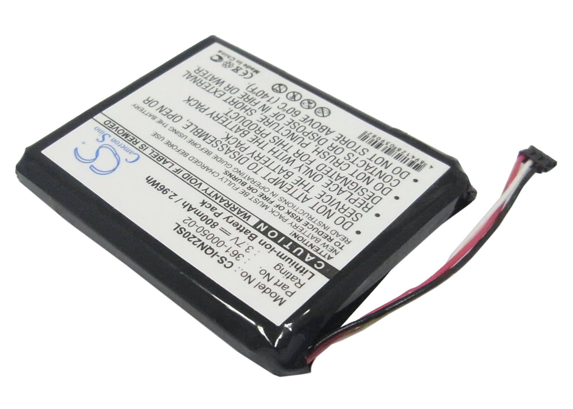 Batteri till Garmin Nuvi 2200 mfl - 800 mAh